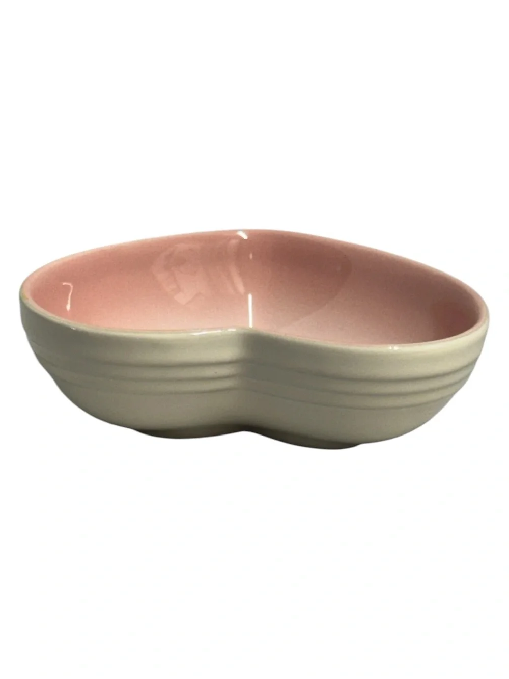 Le Creuset Gradient Pink Stoneware Heart Candy Dish